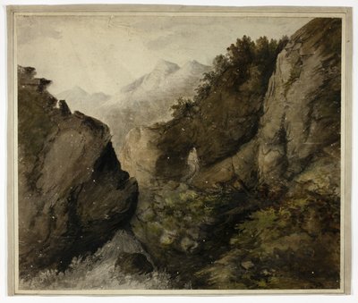 Paisagem montanhosa de Unknown artist