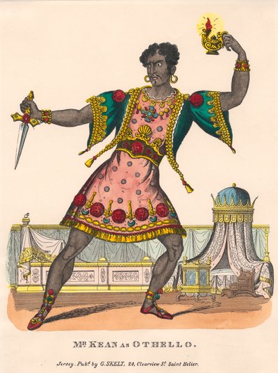 Sr. Kean como Othello de Unknown artist