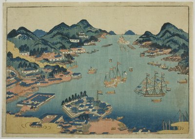 Porto de Nagasaki de Unknown artist