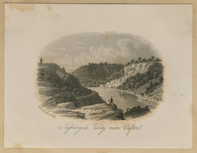 Vale de Nightingale, perto de Clifton de Unknown artist