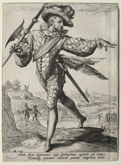Oficiais e Soldados da Guarda-Costas do Imperador Rudolf II: Sargento de Unknown artist