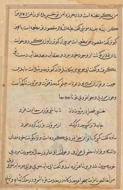Página de Tales of a Parrot (Tuti-nama): página de texto de Unknown artist