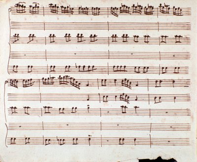 Página da partitura de Gia si sa ch