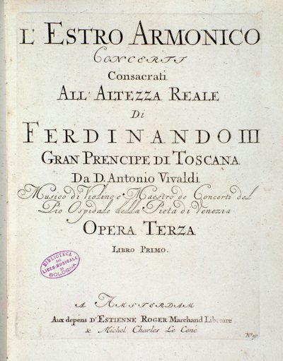 Página da partitura de L