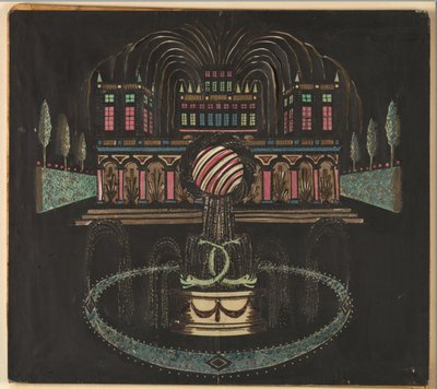 Palácio e fonte de Unknown artist