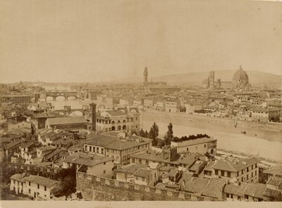 [Vista panorâmica de Florença]. de Unknown artist