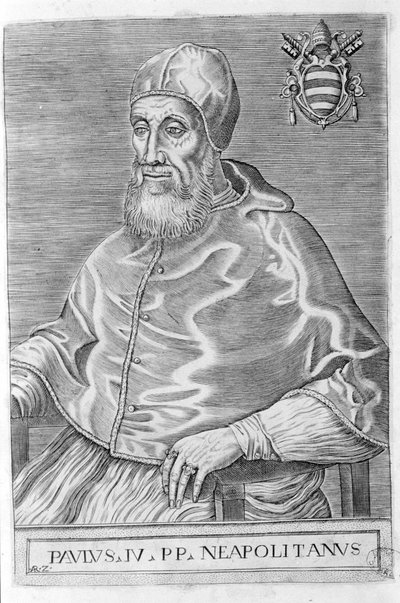 Paulo IV (1476 - 1559). de Unknown artist
