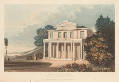 Perridge House:The Seat of Henry Limbrey Toll, Esq. de Unknown artist
