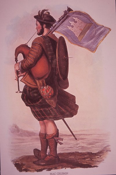 Piper do Clã MacCriumin de Unknown artist