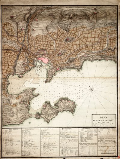 Plano de Toulon de Unknown artist