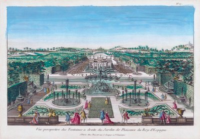 Jardins de prazer do Rei de Espanha de Unknown artist
