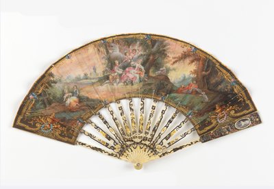 Ventilador plissado de Unknown artist