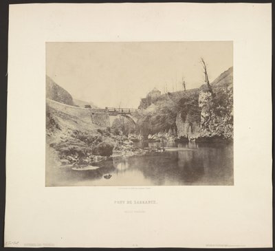 Ponte de Sarrance. Baixos Pirinéus. de Unknown artist