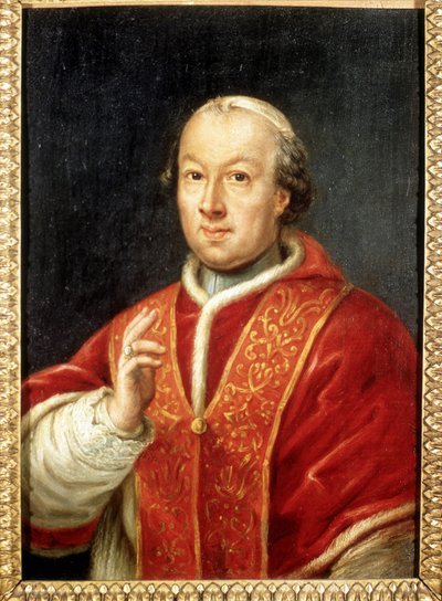 Papa Pio (Pio ou Pio) VI (1717-1799). Pintura anônima. Roma, Museu do Risorgimento. de Unknown artist