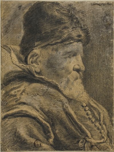 Busto de retrato de um velho de Unknown artist