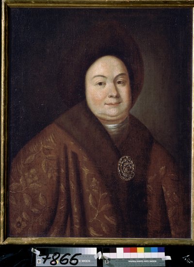 Portrait de la tsarine Eudoxia Feodorovna Lopukhina (1669-1731), l