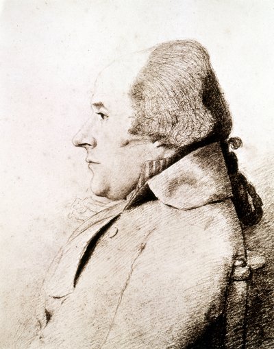 Retrato do Almirante William Bligh (1754 - 1817), navegador e explorador, ele descobriu as Ilhas Bounty. de Unknown artist