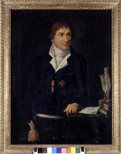 Retrato de Alessandro Verri, irmão de Pietro Verri (1728 - 1797). Anônimo. Século XVIII. Villa Sornani em Zurique. de Unknown artist