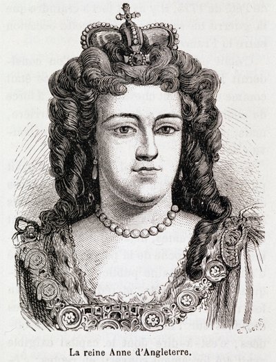 Retrato de Ana de Inglaterra. de Unknown artist