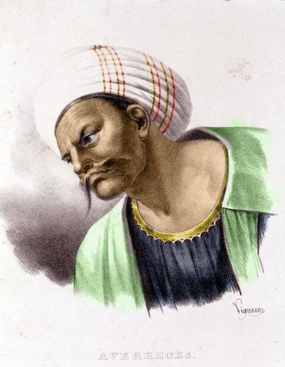 Retrato de Averroes (1126 - 1198). de Unknown artist
