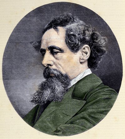 Retrato de Charles Dickens (1812-1870), escritor inglês. de Unknown artist