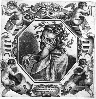 Retrato de Charles Errard (1606-1689), pintor, desenhista e arquiteto francês de Unknown artist