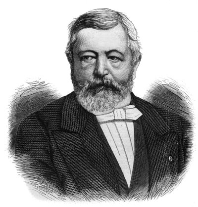 Retrato de Charles de Kerchove por Denterghem (1819-1882) Engenheiro belga e político liberal de Unknown artist