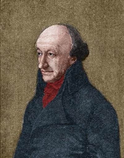 Retrato de Christoph Martin Wieland (1733-1813) poeta, tradutor e editor alemão. de Unknown artist