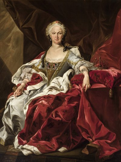 Retrato de Elisabeth Farnese (1692-1766) de Unknown artist