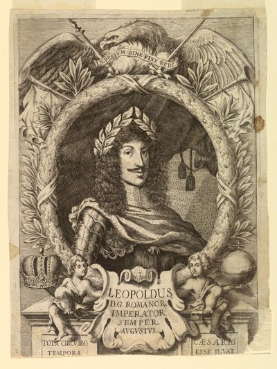 Retrato do imperador Leopoldo I (1640-1705) de Unknown artist