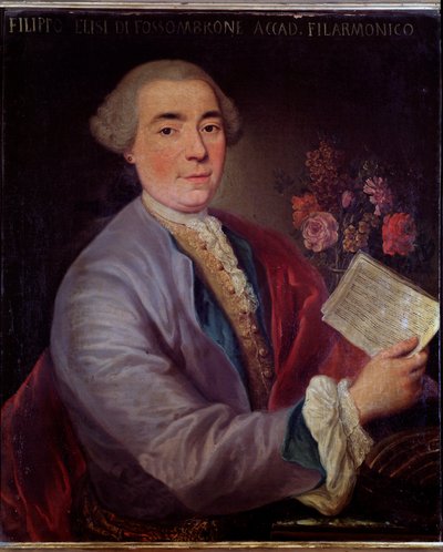 Retrato de Filippo Elisi, castrato italiano (pintura de Unknown artist