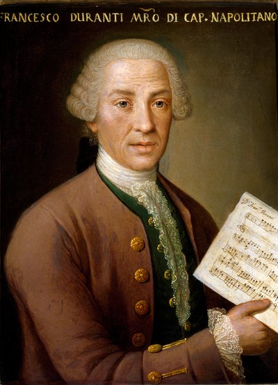 Retrato de Francesco Durante (1684-1755), organista e mestre da capela napolitana Pintura anónima. Século XVIII Bolonha, Civico Museo Bibliografico Musicale de Unknown artist