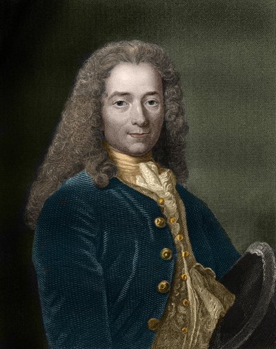 Retrato de François-Marie Arouet, dit Voltaire (1694 - 1778), escritor e filósofo francês. de Unknown artist