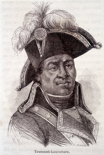 Retrato de François Dominique Toussaint dit "Toussaint-Louverture" (Toussaint Louverture de Unknown artist
