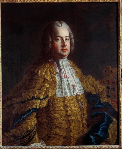Retrato de François III (1708-1765) Noiva de Marie Therese da Áustria Pintura anónima do século XVIII Nancy, Musee historique lorrain - Retrato de François III (1708-1765), marido de Marie Theresa da Áustria. Pintura anónima - Século XVIII. Hi de Unknown artist