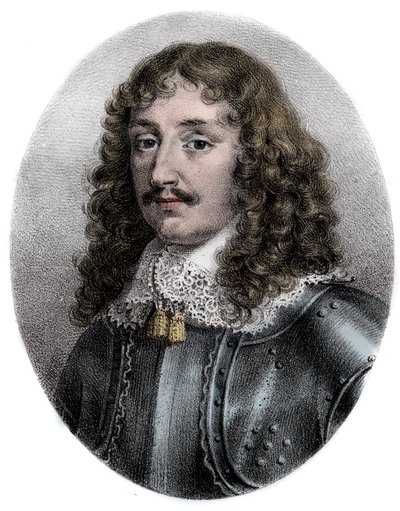 Retrato de François VI, Duque de La Rochefoucauld, Príncipe de Marcillac (1613-1680), autor francês - Portrait du duc Francois de la Rochefoucauld (1613-1680), escritor francês - de Unknown artist