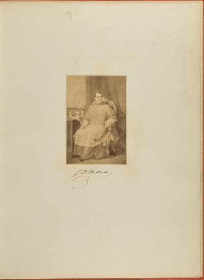 [Retrato de Giacomo Antonelli]. de Unknown artist