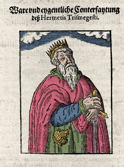 Retrato de Hermes Trimegiste (Trismegisto), astrólogo, de Unknown artist