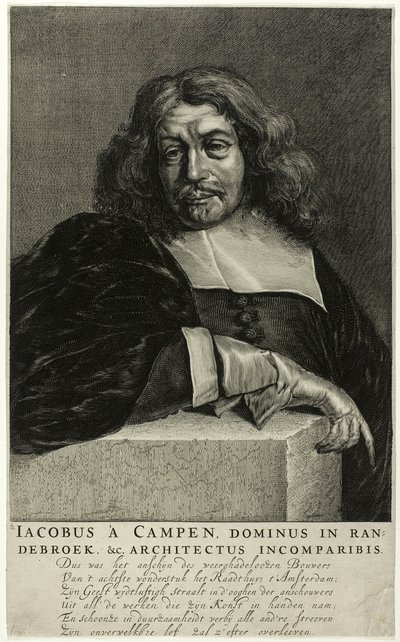 Retrato de Jacob van Campen de Unknown artist