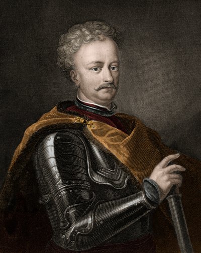 Retrato de João III Sobieski (1629-1696) Rei da Polónia - João Sobieski III de Unknown artist