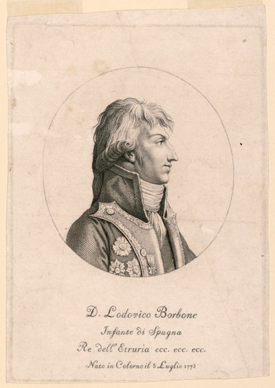 Retrato de Louis Bourbon, Infantes da Espanha (1773-) de Unknown artist