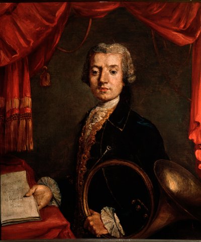 Retrato de Luigi Brizzi, trompetista italiano (pintura de Unknown artist