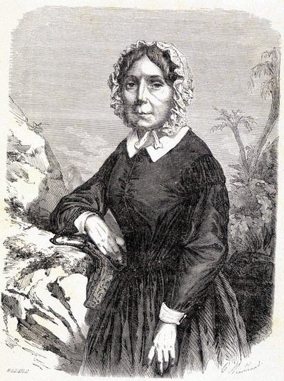 Retrato de Madame Ida Pfeiffer (1798-1858), viajante austríaca. de Unknown artist
