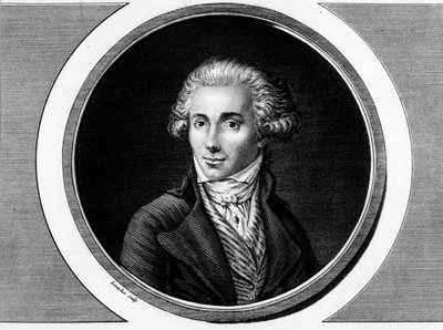Retrato de Marguerite Elie Guadet, política francesa (1758-1794). Gravura em "Colecção completa de pinturas históricas da revolução francesa, em três volumes". 1804. de Unknown artist
