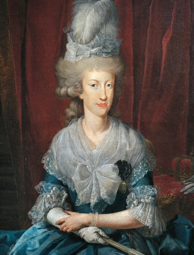Retrato de Maria Luísa de Espanha, também conhecida como Maria Ludovica (pintura) de Unknown artist