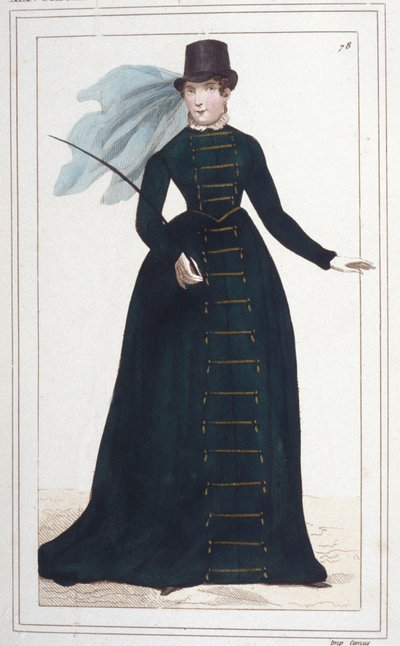 Retrato de Marie-Paulette chamada Pauline Bonaparte (1780-1825), Princesa Borghese. Gravura de 1830 de Unknown artist