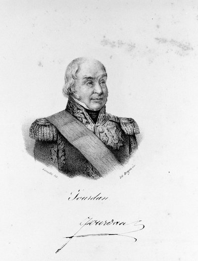 Retrato do Marechal Jean Baptiste Jourdan (1762 - 1833). de Unknown artist