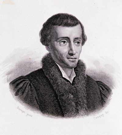 Retrato de Nicolas Copérnico (Nicolaus Copérnico de Unknown artist