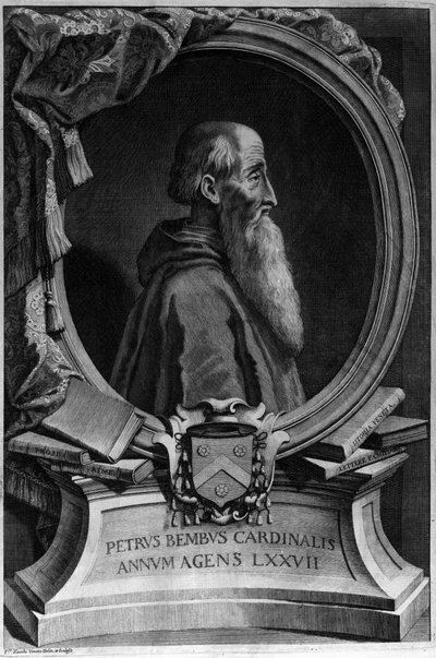 Retrato de Pietro Bembo (1470 - 1547), cardeal e humanista italiano. de Unknown artist