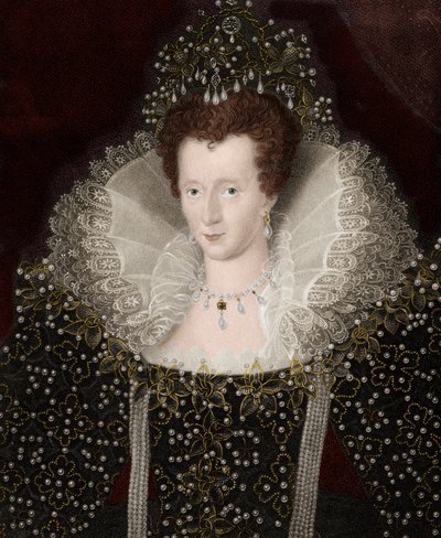 Retrato da Rainha Elizabeth Iere (Elizabeth) da Inglaterra (1533-1603) Elizabeth I de Unknown artist